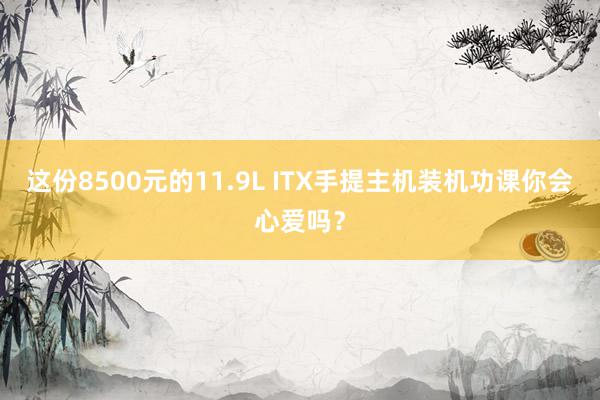 这份8500元的11.9L ITX手提主机装机功课你会心爱吗？