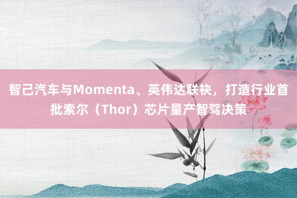 智己汽车与Momenta、英伟达联袂，打造行业首批索尔（Thor）芯片量产智驾决策