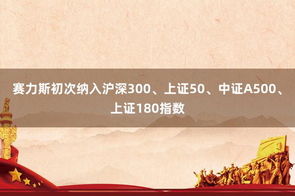 赛力斯初次纳入沪深300、上证50、中证A500、上证180指数