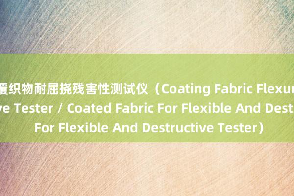 涂覆织物耐屈挠残害性测试仪（Coating Fabric Flexural And Destructive Tester / Coated Fabric For Flexible And Destructive Tester）