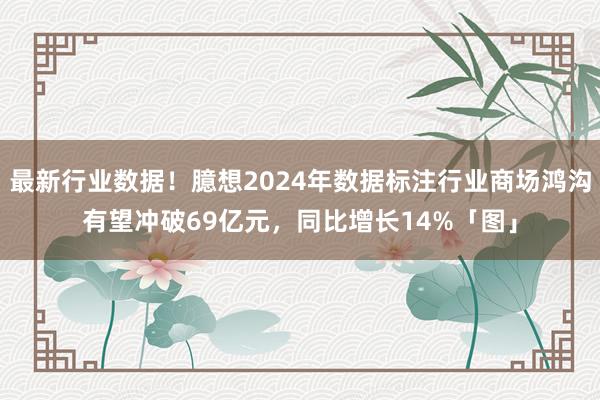 最新行业数据！臆想2024年数据标注行业商场鸿沟有望冲破69亿元，同比增长14%「图」